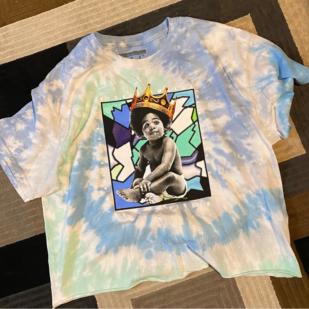 Biggie Smalls Crop Tee Womens M